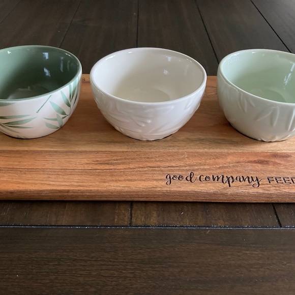 Mary & Martha Dining Mary Martha Serving Tray And Bowls Faith Hope